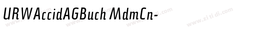 URWAccidAGBuch MdmCn字体转换